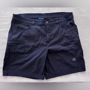 Eddie Bauer Black Athletic Shorts Sleek Design